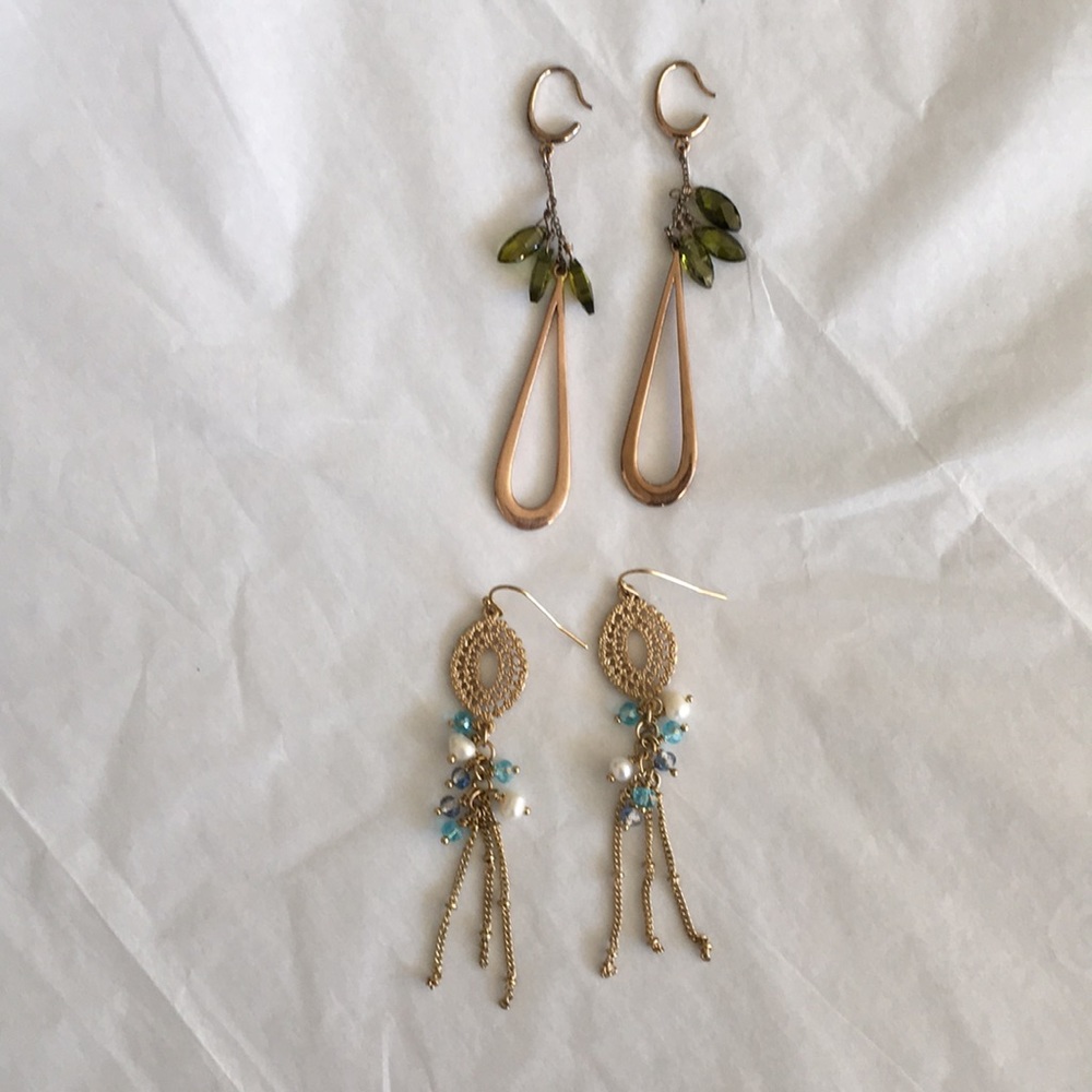 Two Pair Costume Earring Bundle